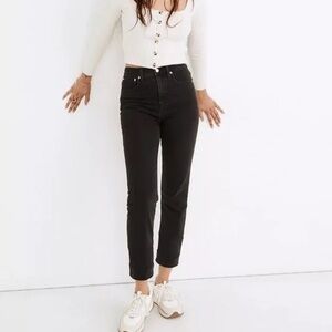 Madewell Classic Straight Jeans Cropped